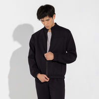Jaqueta Moletom Flanelado Masculino - Preto