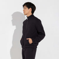 Jaqueta Moletom Flanelado Masculino - Preto