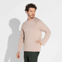 Blusa Dense Viscose Masculino - Bege Amêndoa