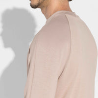 Blusa Dense Viscose Masculino - Bege Amêndoa