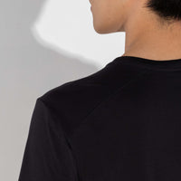 Camiseta Algodão Pima Recorte Masculina | Life Collection - Preto