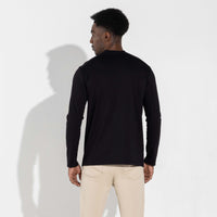 Camiseta Cotton Pima Gola Alta | Life Collection - Preto