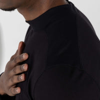 Camiseta Cotton Pima Gola Alta | Life Collection - Preto