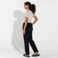Calça Dense Viscose Alfaiataria Feminina - Preto