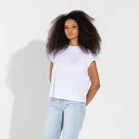 Camiseta Pima Raglan Feminina | Life Collection - Branco