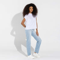 Camiseta Pima Raglan Feminina | Life Collection - Branco