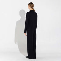 Blusa Dense Viscose Manga Longa Feminina - Preto