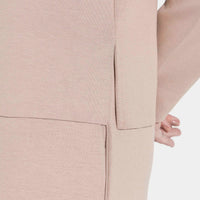 Blusa Dense Viscose Manga Longa Feminina - Bege Amêndoa