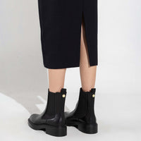 Saia Midi Dense Viscose - Preto