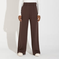 Calça Dense Viscose Feminina - Marrom