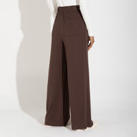 Calça Dense Viscose Feminina - Marrom