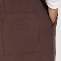 Calça Dense Viscose Feminina - Marrom