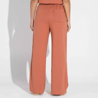 Calça Dense Viscose Feminina - Ferrugem