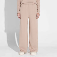 Calça Dense Viscose Feminina - Bege Amêndoa