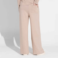 Calça Dense Viscose Feminina - Bege Amêndoa