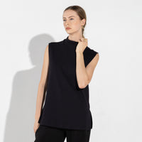 Regata Cotton Select Gola Alta - Preto