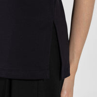 Regata Cotton Select Gola Alta - Preto