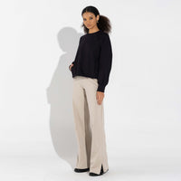 Blusão Moletom Leve Feminino - Preto