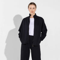 Jaqueta Moletom Leve Feminina - Preto