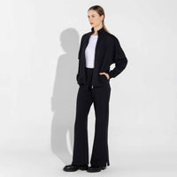 Jaqueta Moletom Leve Feminina - Preto