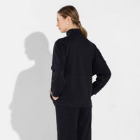 Jaqueta Moletom Leve Feminina - Preto