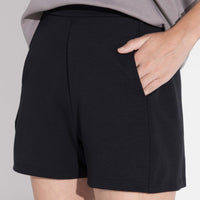 Shorts Dense Viscose Feminino - Preto