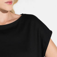 Blusa Malha Striped Feminina - Preto