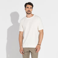 Camiseta Eco Waffle Masculina - Natural
