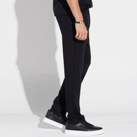 Calça Cós Elástico Dense Viscose Masculina - Preto