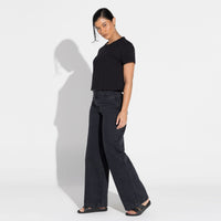 Camiseta Cotton Pima Feminina | Life Collection - Preto