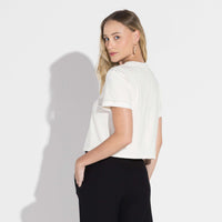 Camiseta Cotton Pima Feminina | Life Collection - Off White