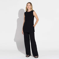 Regata Eco Waffle Feminina - Preto