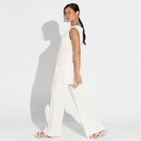 Regata Eco Waffle Feminina - Natural