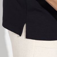 Camiseta Oversized Dense Viscose Masculina - Preto