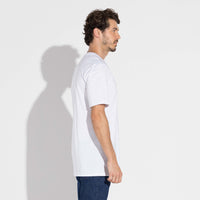 Camiseta Pima Alongada Masculina | Life Collection - Branco