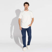 Camiseta Cotton Pima Barra Arredondada | Life Collection - Off White