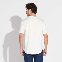 Camiseta Cotton Pima Barra Arredondada | Life Collection - Off White