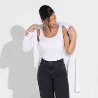 Regata Undershirt Gola U Feminina - Branco