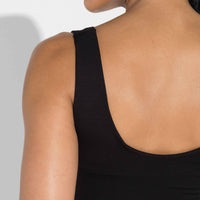 Regata Undershirt Gola U Feminina - Preto