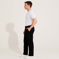 Calça Sarja Amarração Masculina - Preto