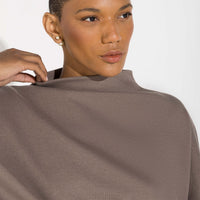 Blusão Dense Algodão Feminino - Bege Macadâmia