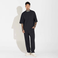 Calça Reta Dense Algodão Masculina - Preto