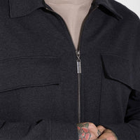 Jaqueta Dense Algodão Masculina - Preto