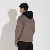 Jaqueta Dense Algodão Masculina - Bege Macadâmia