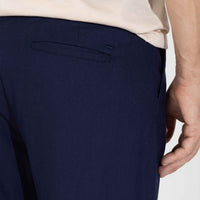 Calça Linho Alfaiataria Masculina - Azul Marinho