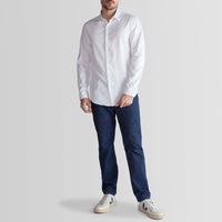 Camisa Algodão Oxford Masculina - Branco