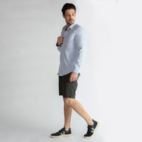 Camisa Algodão Oxford Masculina - Azul