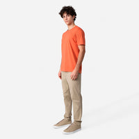 Camiseta Pima Masculina | Life Collection - Marrom Telha