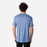 Camiseta Pima Gola V Masculina | Life Collection - Azul Cobalto