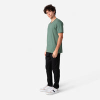 Camiseta Pima Gola V Masculina | Life Collection - Verde Pinheiro